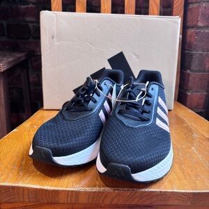 Adidas womens X_PLRPATH cloudfoam running athletic sneakers black/pink 10